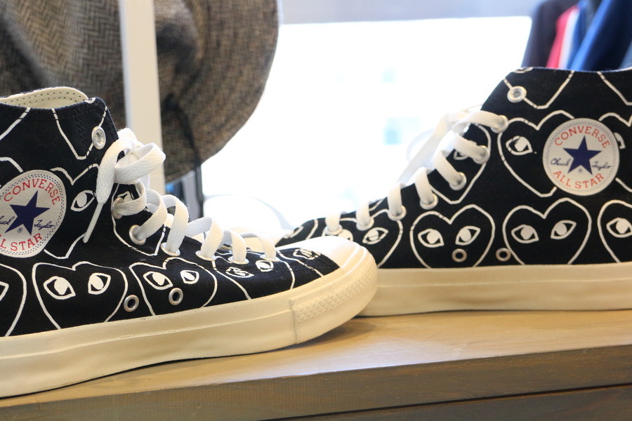 CONVERSE / コンバース】から、PLAY COMME des GARCONSコラボスニーカー  買取入荷致しました。[2021.01.30発行]｜トレファクスタイル葛西店｜洋服・古着の買取と販売の専門店｜トレジャーファクトリー（トレファク）のファッションリユース