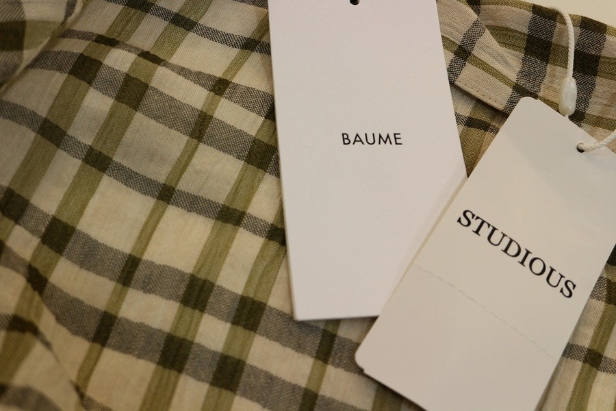 大人気ブランド【BAUME／ボーメ】から チェックラップドレスを買取入荷