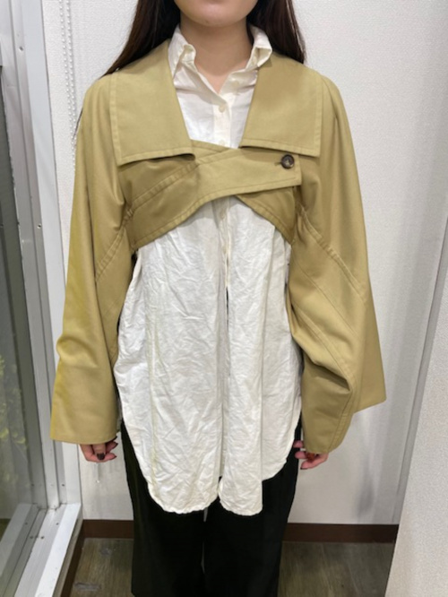 人気ブランド【CLANE/クラネ】より【KIMONO SLEEVE SHORT JACKET/キモノ スリーブ ショート ジャケット 】を買取入荷致しました。[2023.01.30発行]｜トレファクスタイル葛西店｜洋服・古着の買取と販売の専門店｜トレジャーファクトリー（トレファク）のファッションリユース