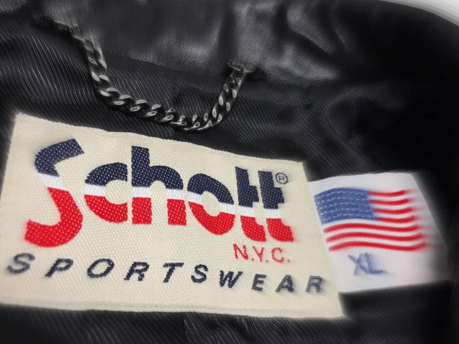 差をつけるかっこよさを。Schott/ショット SPORTS WEAR ラムレザー