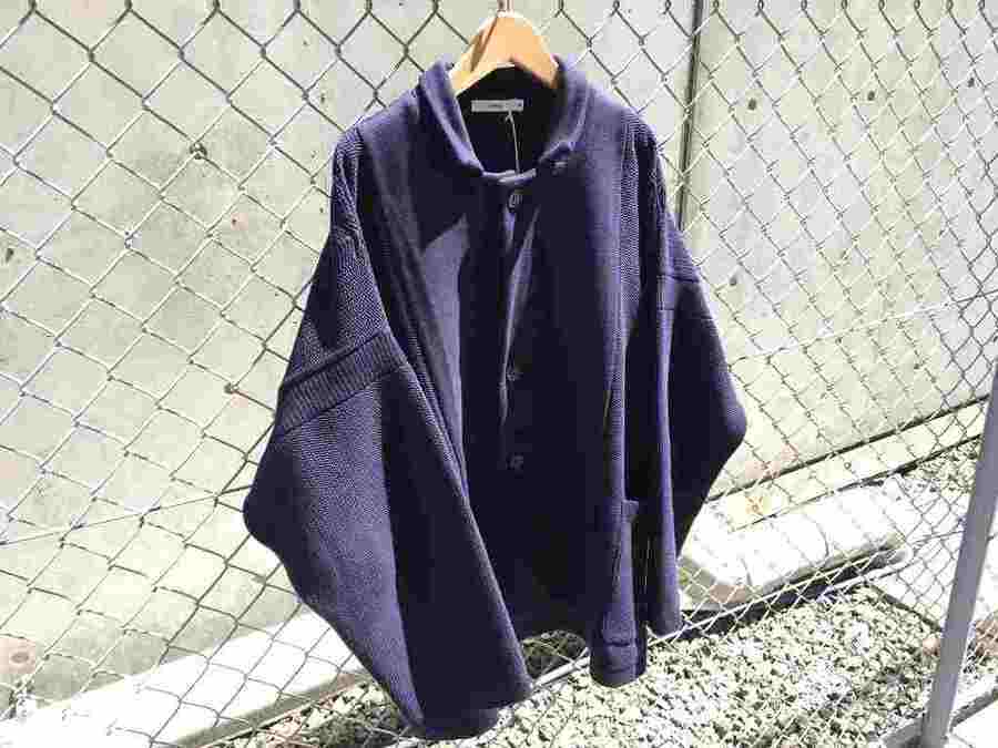 YASHIKI Yukima Knit Jacket NAVY 19SS 紺色NAVY濃紺 - ニット/セーター