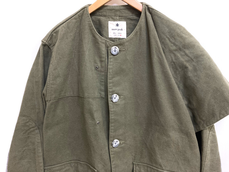 注目ブランド【snow peak/スノーピーク】Army Cloth Jacket入荷しま