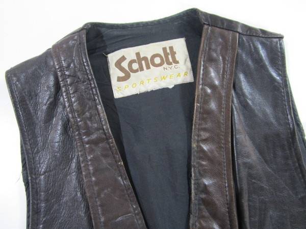 これぞヴィンテージの醍醐味！80年代のショット【Schott】コンチョ