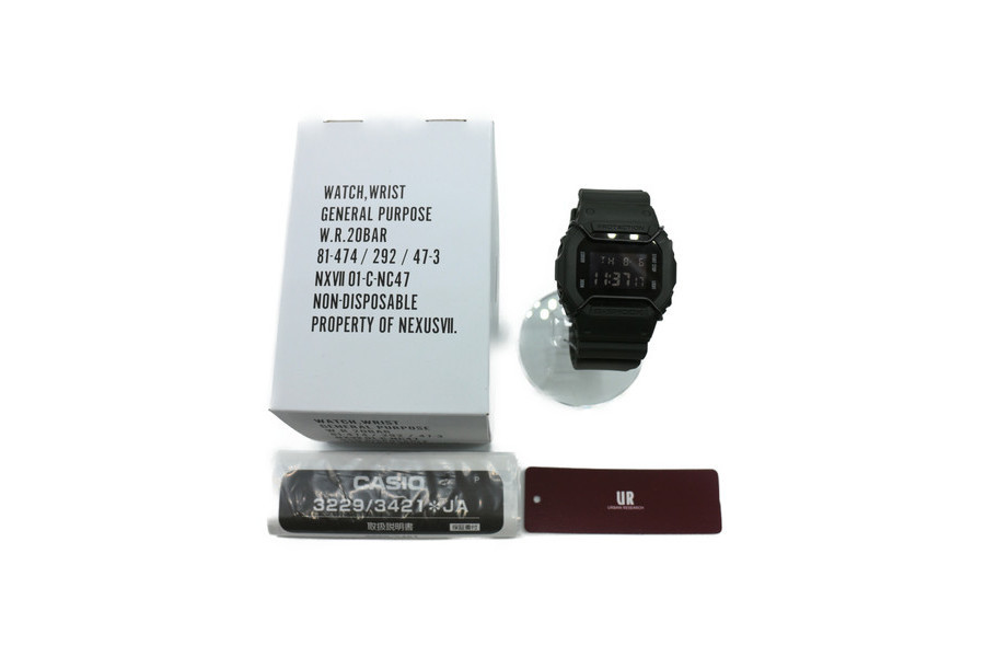 G-SHOCK × NEXUS VII(ジーショック×ネクサスセブン)】DW-5600VT コラボ