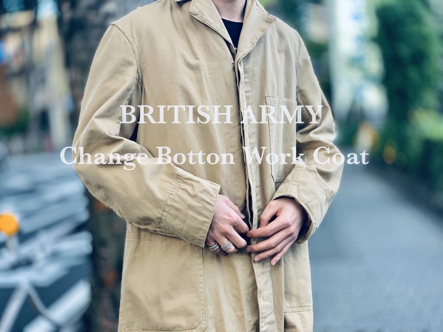 British Army／ブリティッシュアーミーよりChange Button Work Coat