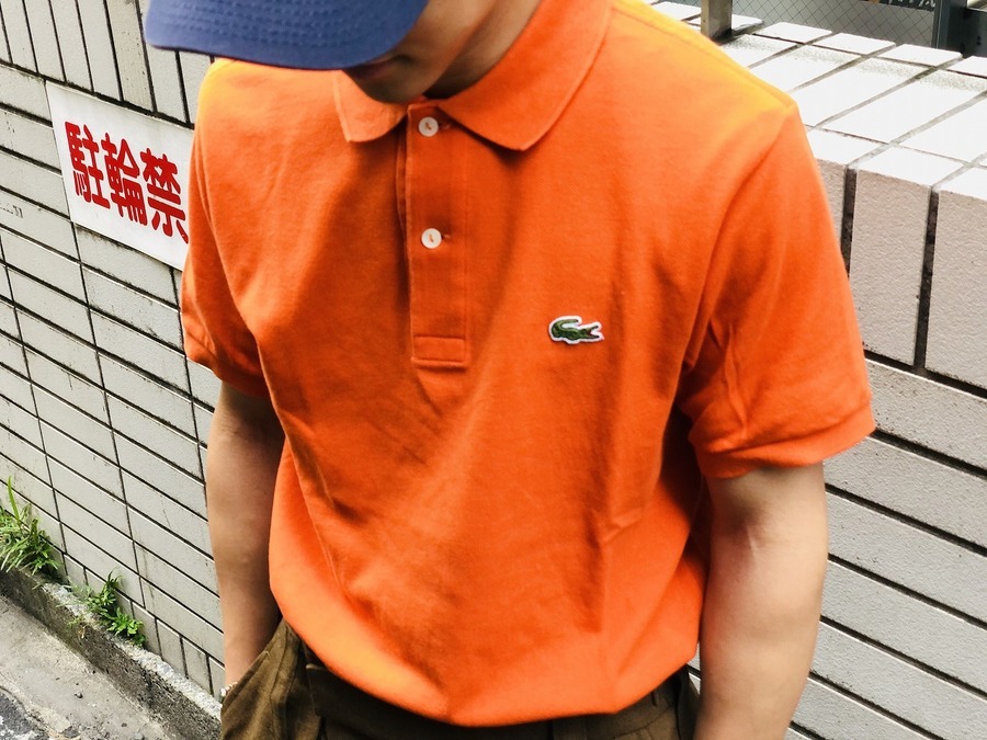 LACOSTE - 70s~80s 古着 LACOSTE フランス製 ポロシャツ 鹿の子の+