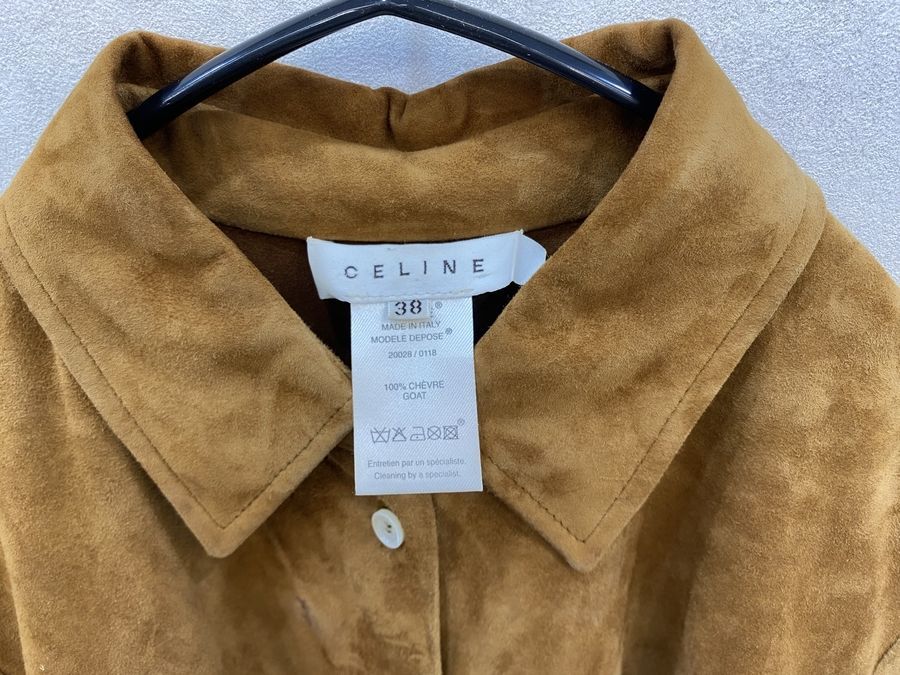 CELINE/セリーヌ】よりゴートレザーシャツ が入荷致しました。[2020.12.06発行]｜トレファクスタイル三宿店｜洋服・古着の買取と販売の専門店｜トレジャーファクトリー（トレファク）のファッションリユース