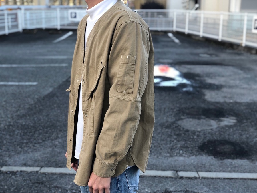 NIGEL CABOURN/ナイジェルケーボン】よりVネックダイバーシャツ入荷