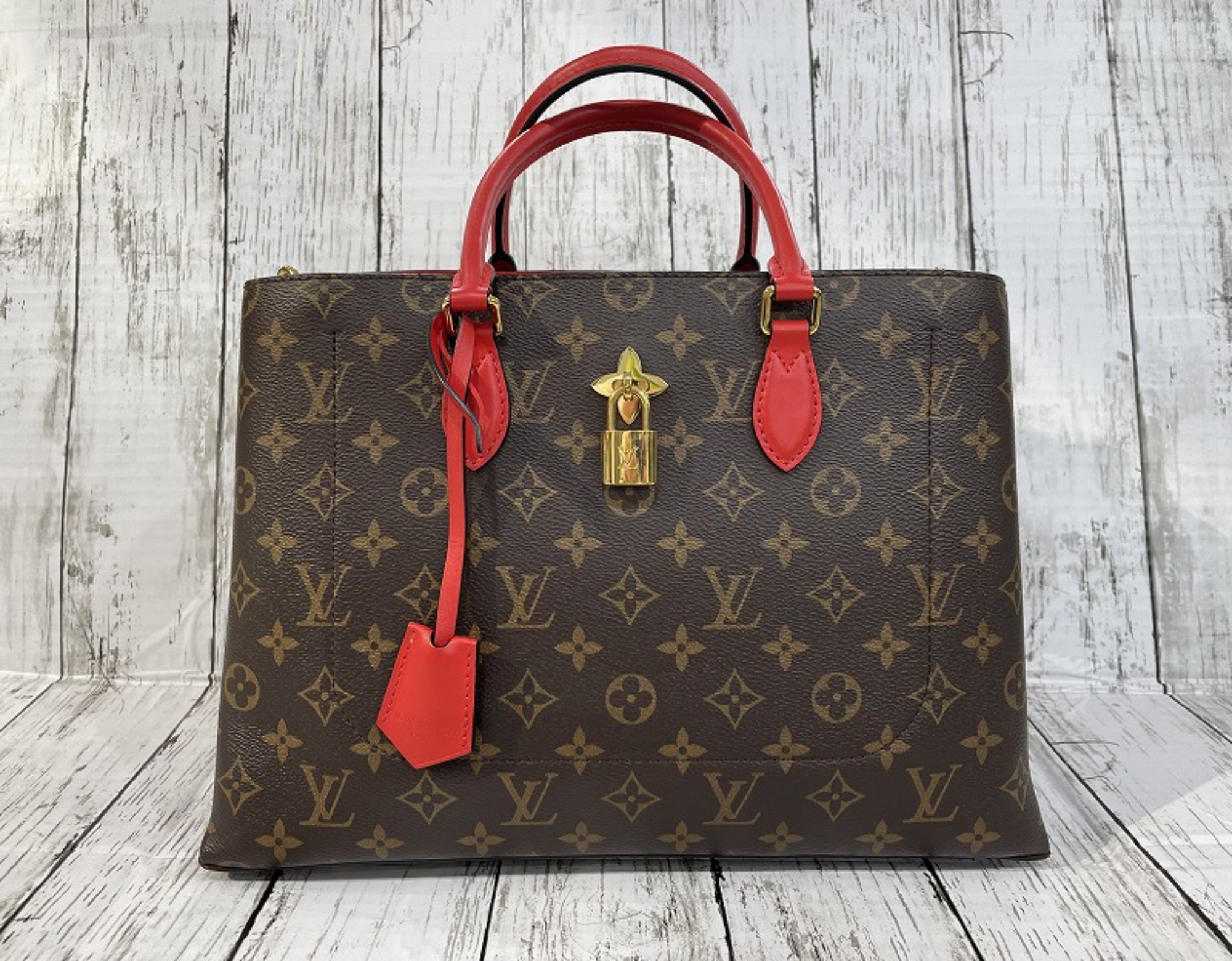 LOUIS VUITTON/ルイヴィトン】 2WAYフラワートートバッグ 買取入荷致し ...