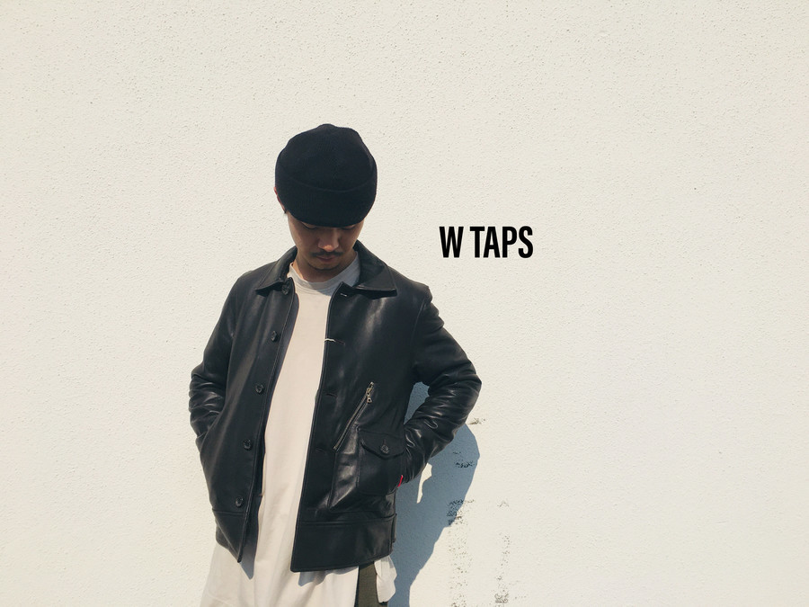 W TAPS(ダブルタップス)＊】DAS BOOT LEATHER JACKET・状態良好です