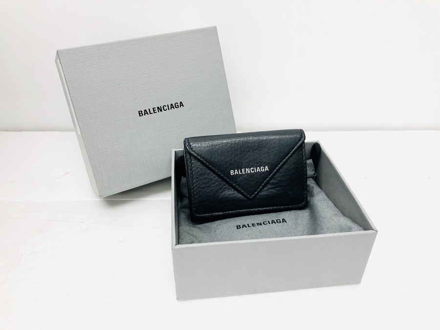 BALENCIAGA/バレンシアガ＊】ペーパーウォレット391446・1000・X・5558