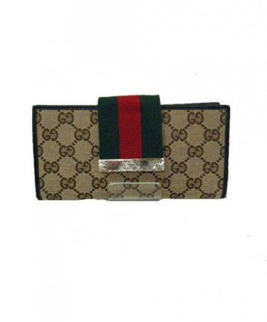 買取・査定情報 GUCCI グッチ 長財布 未使用品 ベージュ GG 181668