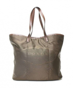 買取・査定情報 美品 プラダ PRADA ショルダー トート バッグ オリーブ BR4634 ナイロン｜洋服や古着の買取と販売【トレファクスタイル】