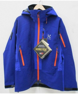 買取・査定情報 HAGLOFS ホグロフス COULOIR JACKET メンズ ネイビー SIZE S  未使用品｜洋服や古着の買取と販売【トレファクスタイル】