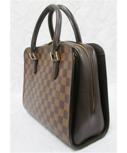 買取・査定情報 LOUIS VUITTON ルイヴィトン ハンドバッグ ブラウン ダミエ N51155 トリアナ  定価185.850円｜洋服や古着の買取と販売【トレファクスタイル】