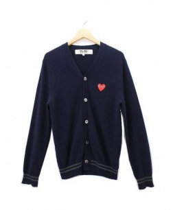 買取・査定情報 PLAY COMME des GARCONS(プレイコムデギャルソン)カーディガン｜洋服や古着の買取と販売【トレファクスタイル】