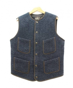 買取・査定情報 RRL(ダブルアールエル)Indigo Browns Beach Vest｜洋服や古着の買取と販売【トレファクスタイル】