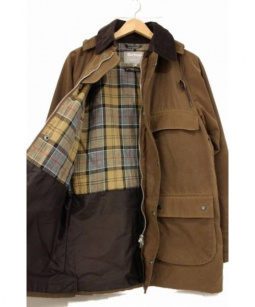 買取・査定情報 MARGARET HOWELL×Barbour マーガレットハウエル×バブアー 14A/W OILED POPLIN 『MH  STANDEN BEDALE』 ブラウン SIZE L 参考定価74.000円程｜洋服や古着の買取と販売【トレファクスタイル】