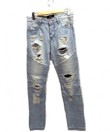 買取・査定情報 STAMPD(スタンプド)Distressed Moto Denim パンツ