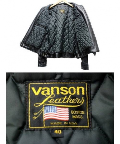 買取・査定情報 VANSON（バンソン） レザーポリスマンジャケット｜洋服