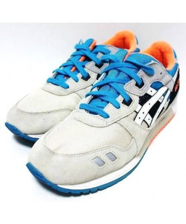 買取・査定情報 asics アシックス スニーカー メンズ オレンジ×ブルー