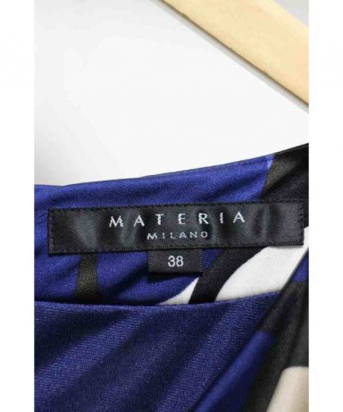 買取 査定情報 Materia マテリア ワンピース レディース ブルー 定価31 500円 税込 洋服や古着の買取と販売 トレファクスタイル