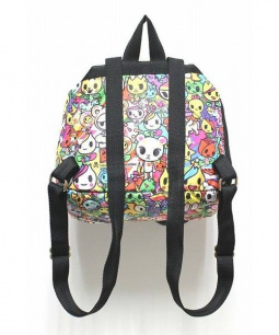 買取・査定情報 LeSportsac × tokidoki （レスポートサック×トキドキ） キーチェーン付ミニリュック ｜洋服や古着の買取と販売【トレファクスタイル】