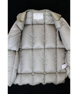 買取・査定情報 MOUNTAIN RESEARCH マウンテンリサーチ ダウンベスト ベージュ L Puff Vest パフベスト ｜洋服や古着の買取と販売【トレファクスタイル】