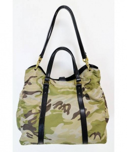 買取・査定情報 Daniel&Bob ダニエル＆ボブ 2WAYトートバッグ カーキ ALADORO CAMO ナノユニバースコラボ  2014｜洋服や古着の買取と販売【トレファクスタイル】