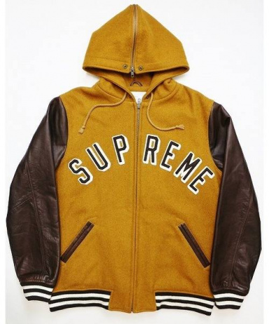 買取・査定情報 SUPREME シュプリーム フーデッドスタジャン ブラウン