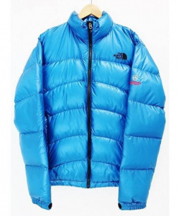 買取・査定情報 THE NORTH FACE ザノースフェイス アコンカグアダウンジャケット ブルー M 未使用品  ND18900｜洋服や古着の買取と販売【トレファクスタイル】