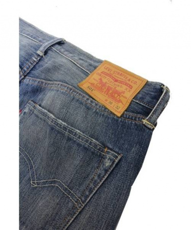 買取・査定情報 LEVIS【リーバイス】 501 リペア加工ストレートデニム