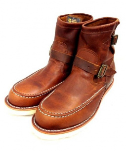 買取・査定情報 CHIPPEWA チペワ モックトゥエンジニアブーツ ブラウン SIZE8E(26cm) 未使用品  97876｜洋服や古着の買取と販売【トレファクスタイル】