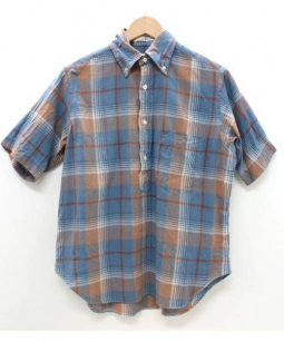 買取・査定情報 INDIVIDUALIZED SHIRTS インディビジュアライズドシャツ 半袖プルオーバーボタンダウンシャツ SIZE  14(M相当)｜洋服や古着の買取と販売【トレファクスタイル】