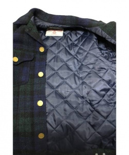 買取・査定情報 NEIGHBORHOOD【ネイバーフッド】 ハリスツイードジャケット メンズ ブルー×グリーン SIZE M チェック LUMBER  3RD CHECK JKT｜洋服や古着の買取と販売【トレファクスタイル】