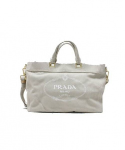 買取・査定情報 PRADA【プラダ】2WAYバッグ 程度A ベージュ BN2069