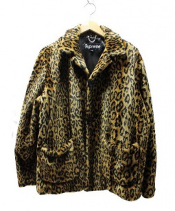 買取・査定情報 SUPREME(シュプリーム)Leopard Faux Fur Coat コート ...