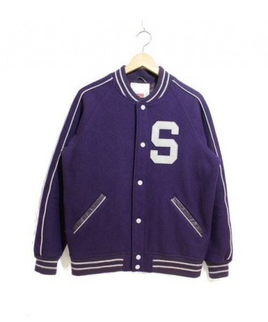 Supreme holy best sale trinity varsity jacket