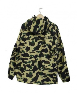 買取・査定情報 A BATHING APE(ア ベイシング エイプ)サルカモ柄マウンテンパーカー｜洋服や古着の買取と販売【トレファクスタイル】