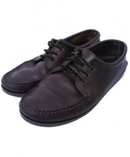 買取・査定情報 【Quoddy Trail Moccasin】(クオッディトレイル) モカシンシューズ メンズ ブラウン SIZE US 9(27cm)  定価32.000円｜洋服や古着の買取と販売【トレファクスタイル】