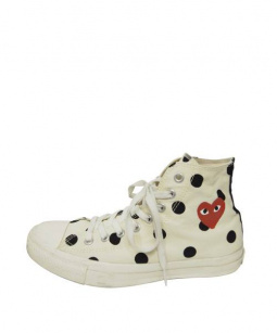 買取・査定情報 CONVERSE×PLAY COMME des GARCONS(コンバース×コムデギャルソン)ハイカット スニーカー｜洋服や古着の買取と販売【トレファクスタイル】