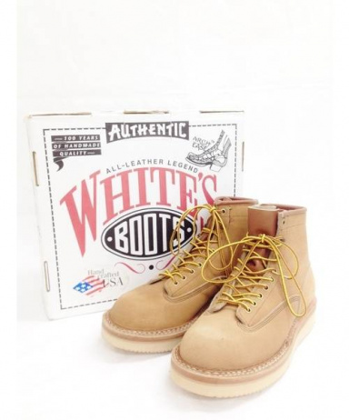 買取 査定情報 Whites Boots スウェードブーツ メンズ ベージュ 程度a 洋服や古着の買取と販売 トレファクスタイル