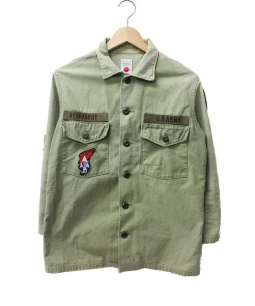 買取・査定情報 marka(マーカ) ミリタリーシャツ カーキ SIZE L｜洋服