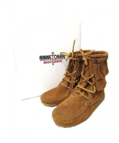 買取・査定情報 MINNETONKA ミネトンカ フリンジモカシンブーツ