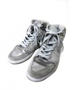 買取・査定情報 NIKE ナイキ ハイカットスニーカー メンズ シルバー SIZE 28.5cm AIR JORDAN 1 RETRO HI  396009-001 25周年記念モデル｜洋服や古着の買取と販売【トレファクスタイル】