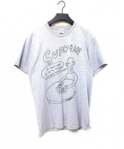 買取・査定情報 Supreme × DANIEL JOHNSTON シュプリーム×ダニエルジョンストン Pizza Tee 15SS ｜洋服や古着の買取と販売【トレファクスタイル】