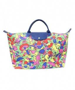 買取・査定情報 JEREMY SCOTT × LONGCHAMP(ジェレミー スコット×ロンシャン)マルチカラーボストンバッグ ｜洋服や古着の買取と販売【トレファクスタイル】