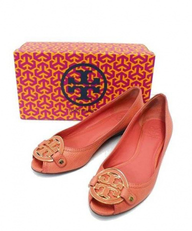 買取・査定情報 TORY BURCH/トリーバーチ ウェッジソールオープントゥ