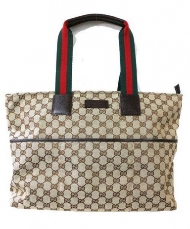 買取・査定情報 GUCCI グッチ マザーズトートバッグ ベージュ