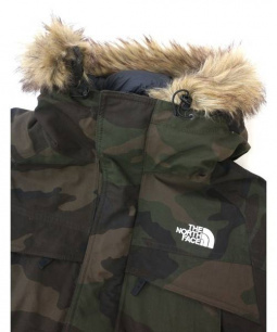 買取・査定情報 THE NORTH FACE ザノースフェイス マクマードパーカ カーキ M ウッドランドカモ 14AW  ND91410｜洋服や古着の買取と販売【トレファクスタイル】